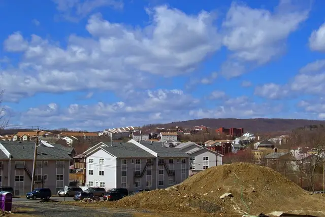 The town of Kiryas Joel, located 50 miles north of NYC.